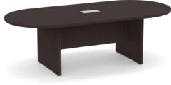 Classic Racetrack Conference Table 8 Ft - Espresso